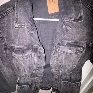 GAP Charcoal Denim Jacket